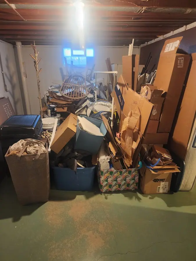 Roll-off dumpster container at job site for Construction Dumpster Rental in Hesston